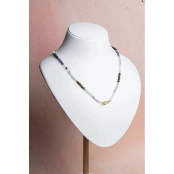 Sertifikalı Yengeç Burcu Doğal Taş Kolye