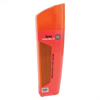 Serve Double Min Pembe Fosforlu Kalem + 0.9mm 2B Uç Tüplü