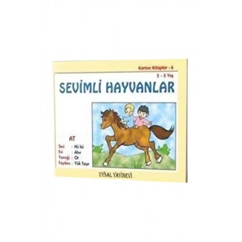 Sevimli Hayvanlar - Karton Kitap 6 - 2-5 Yaş