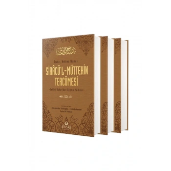 Siracül Müttekin Tercümesi 3 Cilt Takım