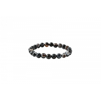 Siyah Göz Akik 8mm Doğal Taş Bileklik