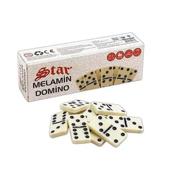 Star Melamin Domino Plastik Kutulu