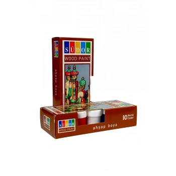 Südor Ahşap Boya Set 15 ml 10 Lu