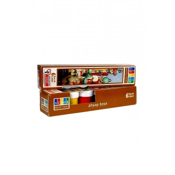 Südor Ahşap Boya Set 6 Renk 15 ml