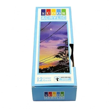 Südor Akrilik Boya Set 12 Renk 20 ml