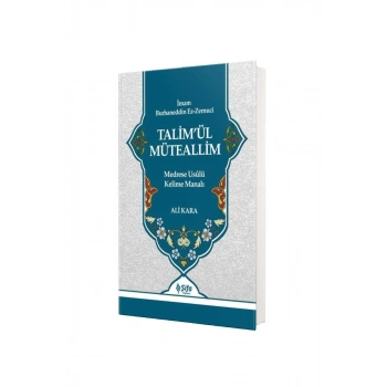 Talimül Müteallim Medrese Usulü Kelime Manalı