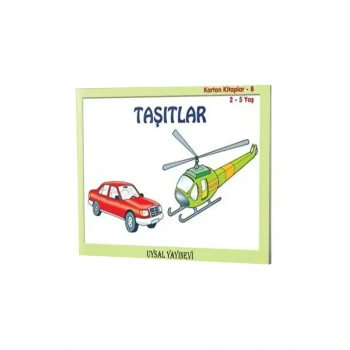 Taşıtlar - Karton Kitap 8 - 2-5 Yaş