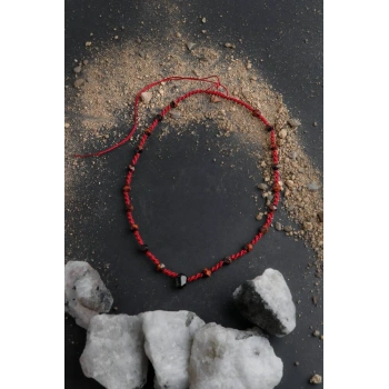 Terra, Kaplan Gözü - Dumanlı Kuvars Doğal Taş Kolye