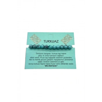 Turkuaz Doğal Taş Bileklik