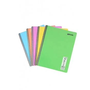 Umur Mynote Kareli Defter 100 Yp A5 Flex Pastel Kapak Spiralli