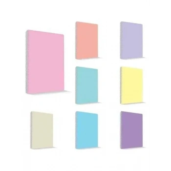 Umur Mynote Kareli Defter 60 Yp A4 Flex Pastel Kapak Spiralli