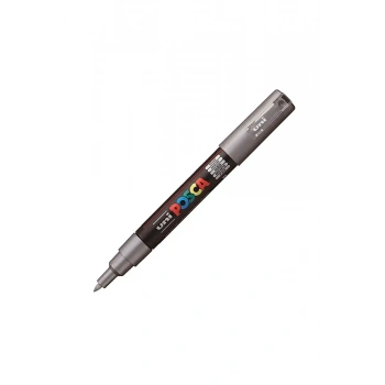 Uniball Posca 1M Markör 0.7 mm Gümüş