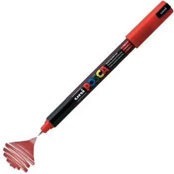 Uniball Posca 1M Markör 0.7 mm Kırmızı