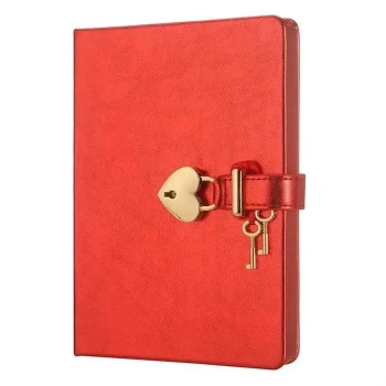Victorias Journals Hush Hush Kırmızı Kalp Kilitli Özel 160 Yp 13x18