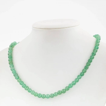 Yeşil Aventurin 6 mm Dizi Doğal Taş Kolye