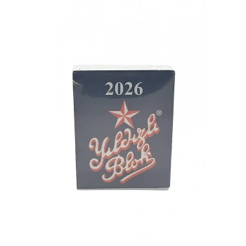 Yıldızlı 2026 Blok Masa Takvimi