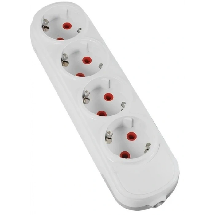 Nisaluce Topraklı 4lü Grup Priz