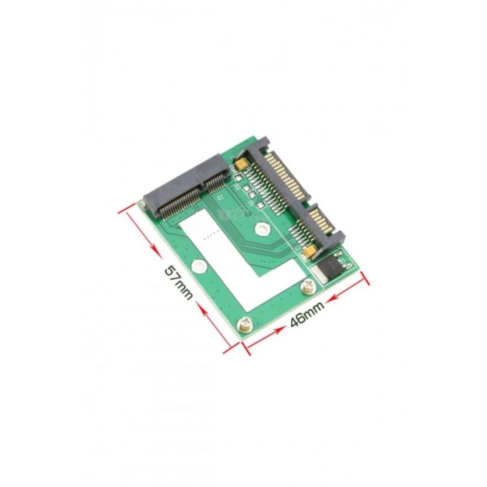 WOZLO Msata To Sata Çevirici w6225-004 Msata Mini Sata Ssd To Sata Dönüştürücü Kart