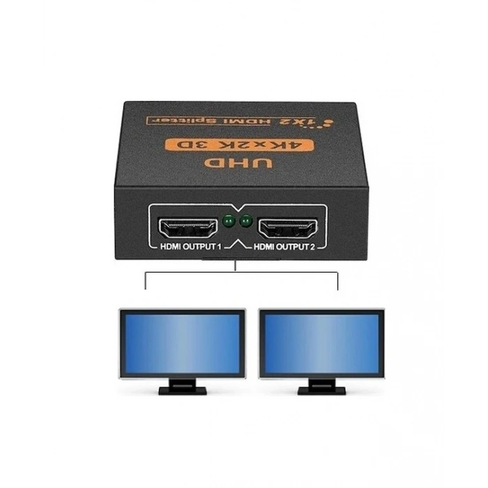 2 Port Uhd 4K Hdmi Splitter Switch A-4435 Çoklayıcı Çoğaltıcı Çok
