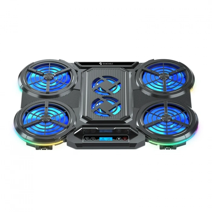 Gameagle Norsca S6 RGB 6 Fanlı 10 RGB Modlu 9-17’’ Notebook Soğutucu Stand Laptop Soğutucu