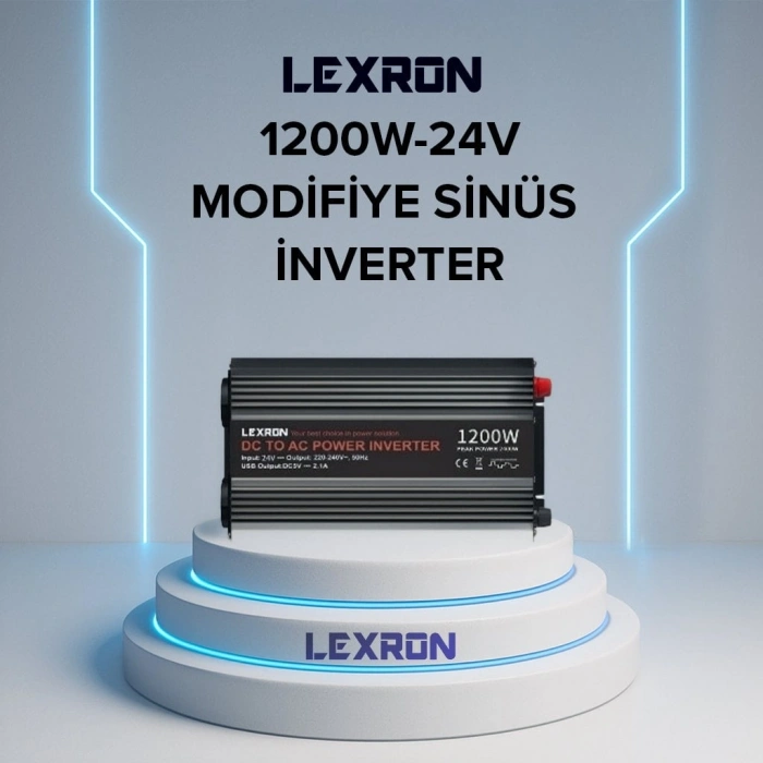 LEXRON 1200W-24V MODİFİYE SİNÜS İNVERTER