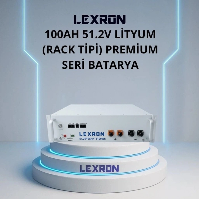 LEXRON 100AH 51V PREMİUM SERİSİ LİTYUM BATARYA