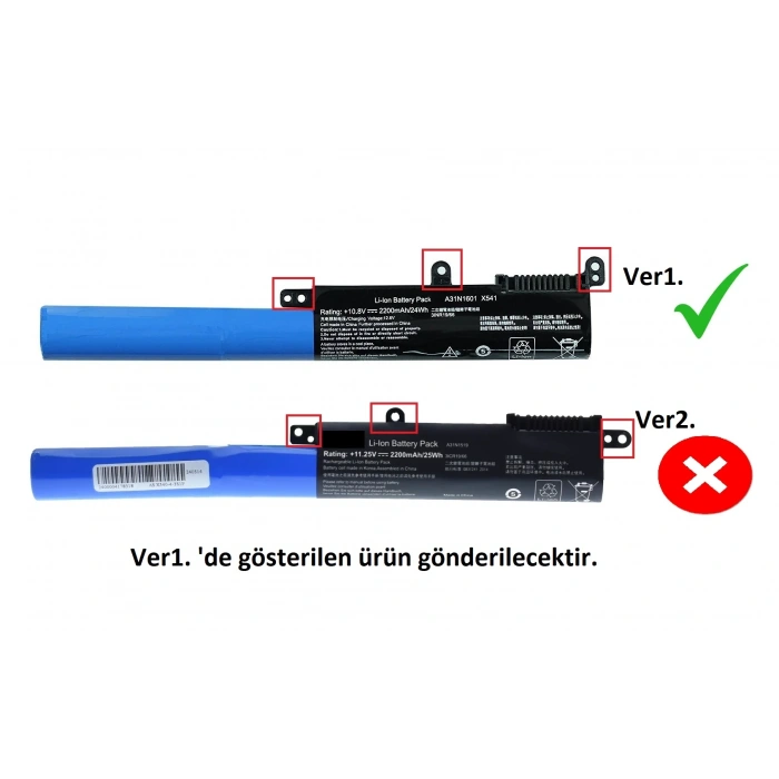 A31N1601, A31LP4Q, 0B110-00440000 Batarya Pil  Ver1.