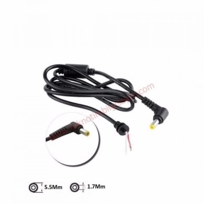ACER ADAPTÖR KABLOSU 5.5*1.7MM (Açıklama Kısmından Uyumlu Modelinizi Kontrol Edebilirsiniz.)