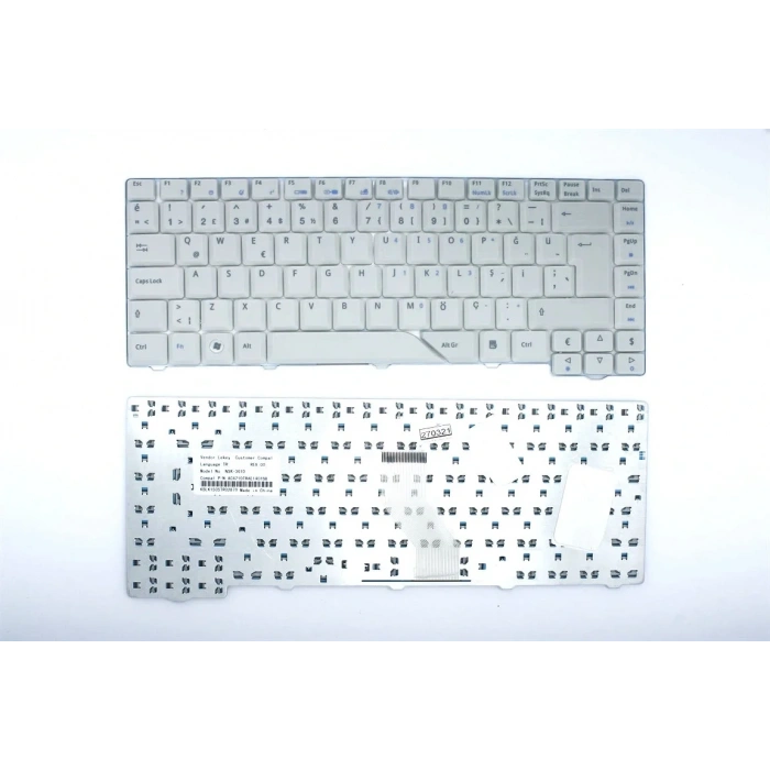 ACER ASPIRE 5730G LAPTOP KLAVYE, BEYAZ TÜRKÇE