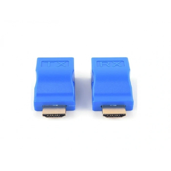 Alfais 4971 HDMI RJ45 Cat5 6 Extender Uzatıcı Uzatma Aparatı Adaptör