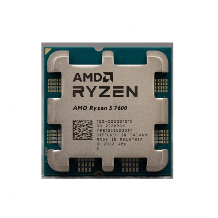 AMD Ryzen 5 7600 3.8 GHz AM5 38 MB Cache 65 W İşlemci Tray