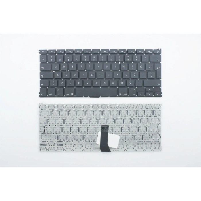 Apple MACBOOK AIR 13 A1369 2011 12 13 14 Notebook Klavye (Siyah İngilizce Küçük Enterlı)