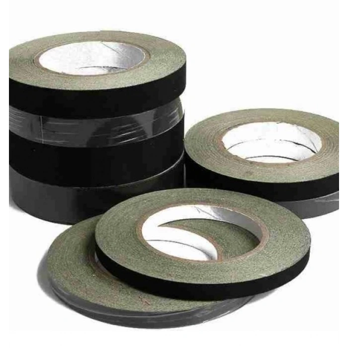 Asetatlı Kumaş Bez Bant 15mm 30 metre Siyah