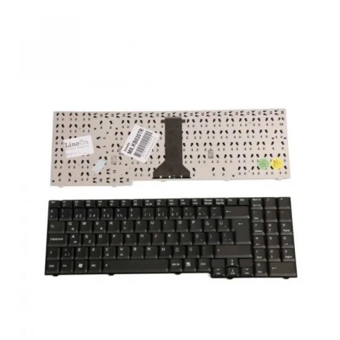 Asus M51, Asus M51V, Asus M51E, Asus M51K, Asus M51SN, Asus M51AT, Asus M51VA, Asus M51Q, Asus F7, Asus F7E, Asus F7F Serisi, 04GND91KRU10-1 0KN0-3K1RU03 9J.N0B82.00RTürkçe Notebook Klavye