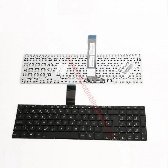 Asus S551L Uyumlu Notebook Klavyesi - Siyah - TR