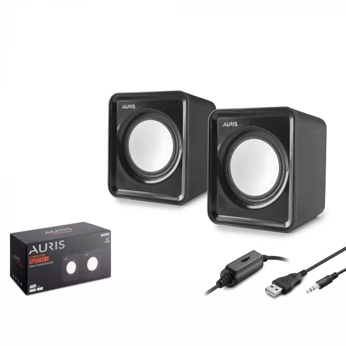 Auris Ars-Pcsp10 Bilgisayar Hoparlörü 1+1 Siyah