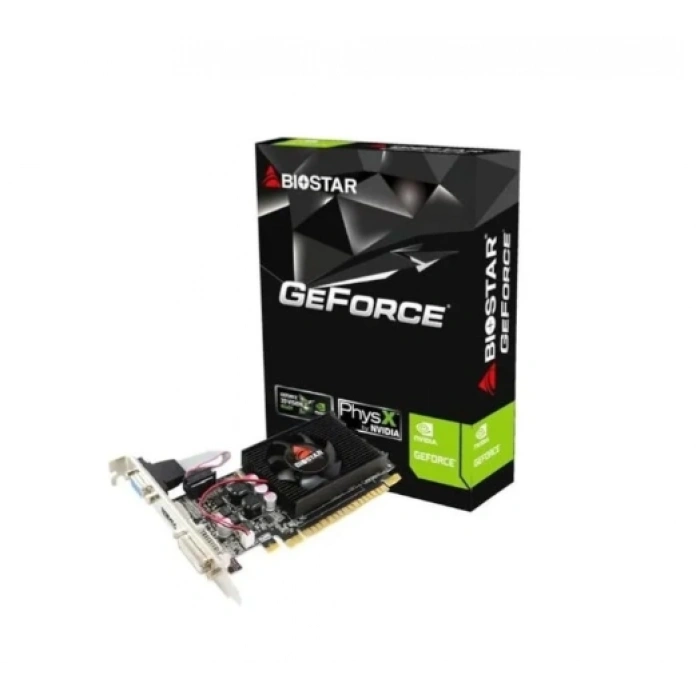 Biostar GeForce 210 1GB 64Bit DDR3 PCI-Express 2.0 Ekran Kartı GT210-1GB D3