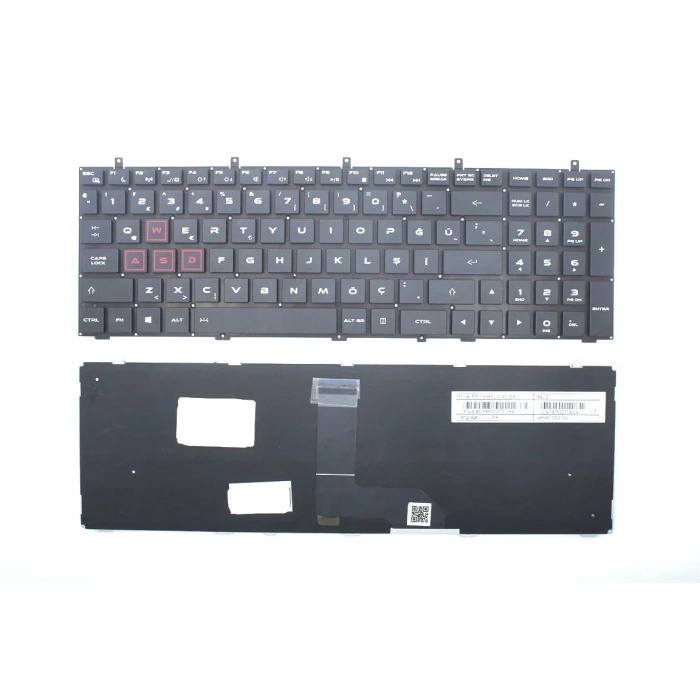 Casper Excalibur G800.6700-D570P Notebook Klavye (Siyah TR)