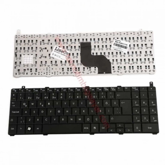 Casper TW9 Uyumlu Notebook Klavyesi Siyah - TR