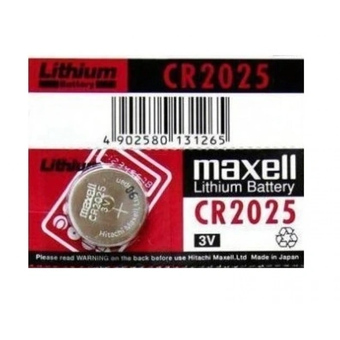 CR2025 3V LİTHİUM PİL MAXELL