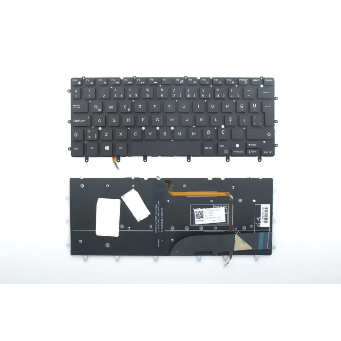 Dell Inspiron 13 7347, 7348 P57G001 Klavye Siyah Led Işıklı