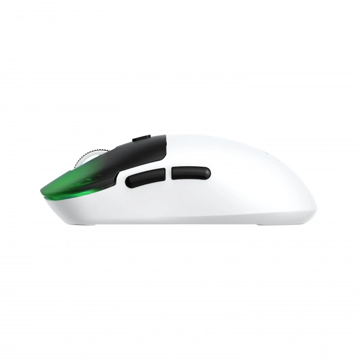 Gameagle Neon X RGB Kablosuz + Bluetooth + 2.4G + Kablolu Ultra Hafif 69gr 1K Hz 12000DPI Oyuncu Mouse Beyaz