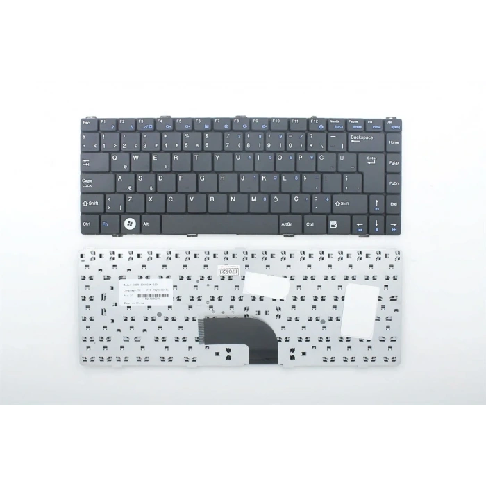 Grundig 1YB-GNB 1545A1MT Notebook Klavye (Siyah TR)