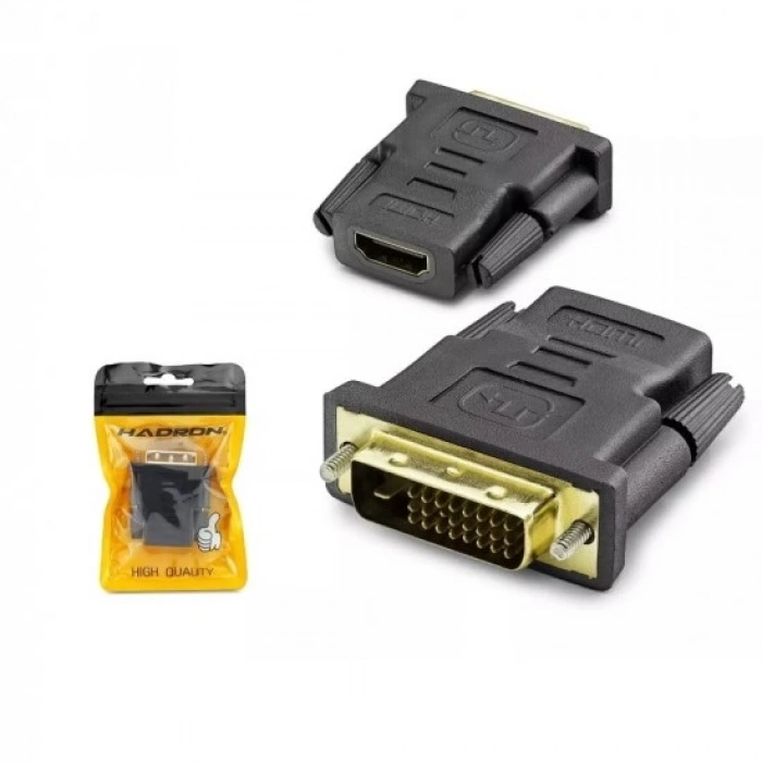 HADRON HDX1266 ADAPTÖR ÇEVİRİCİ DVI TO HDMI M/F 24+1 HD4001