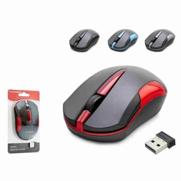 HADRON HDX3401 HDX3407 MOUSE WIRELESS - KIRMIZI, SARI, YEŞİL, SİYAH RENK ÇEŞİTLERİ