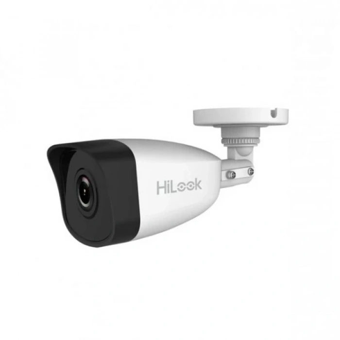 HILOOK IPC-B121H-F, 2Mpix, 4mm Lens, H265+, 30Mt Gece Görüşü, PoE, Bullet, IP Kamera