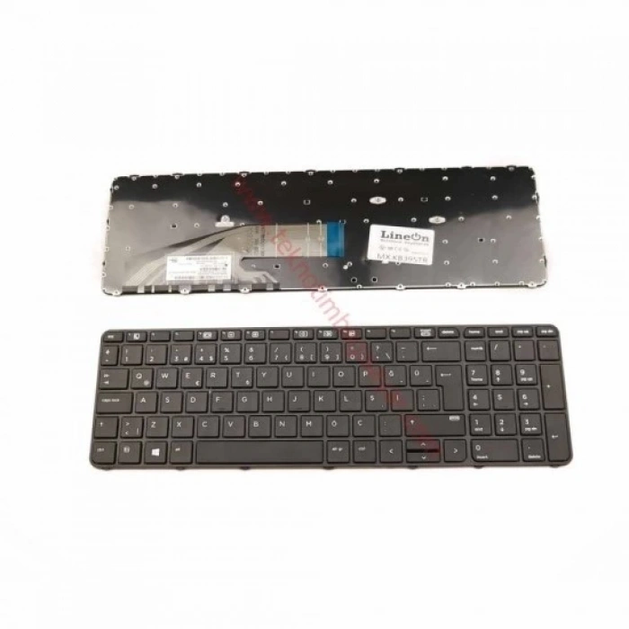 Hp ProBook 450 G3 Uyumlu Notebook Klavyesi - Siyah - TR