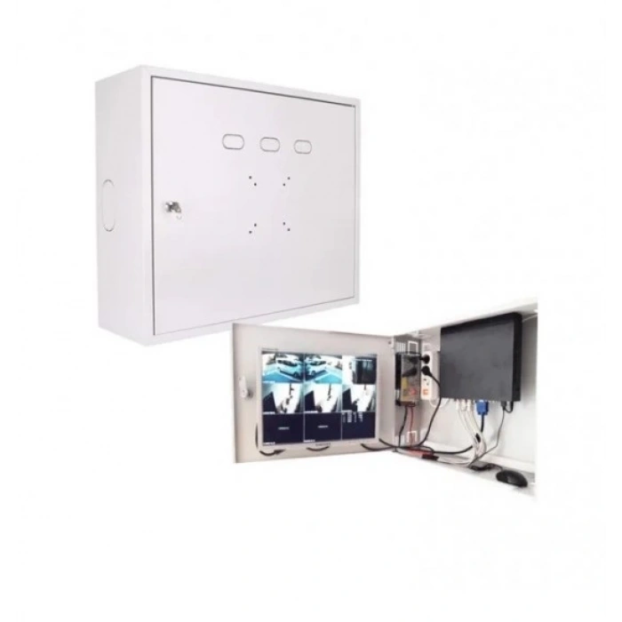 Kabinet Dvr/Nvr Metal Duvar Tipi Kbinet Monitör Pano 55X43X17