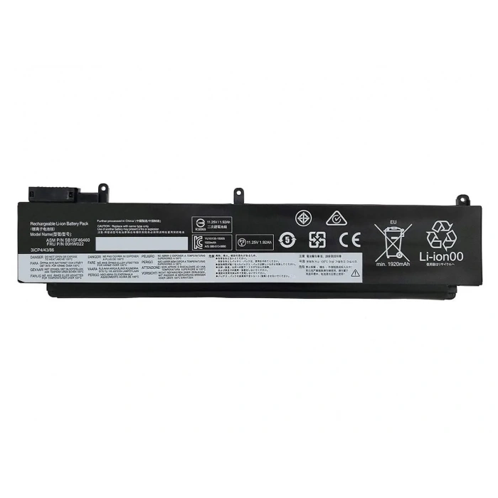 Lenovo ThinkPad 00HW022 Batarya Alt