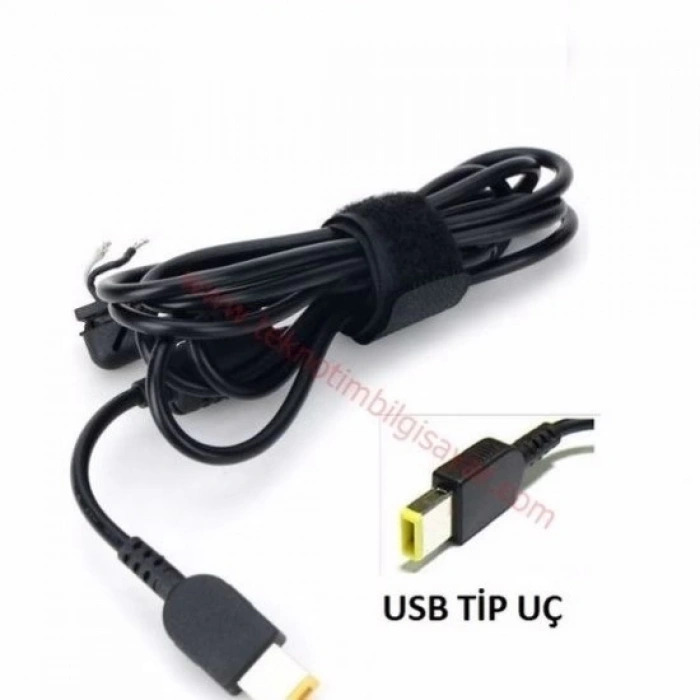 LENOVO USB TIP ADAPTÖR KABLOSU X1 Carbon (Slim Tip) (Açıklama Kısmından Uyumlu Modelinizi Kontrol Edebilirsiniz.)